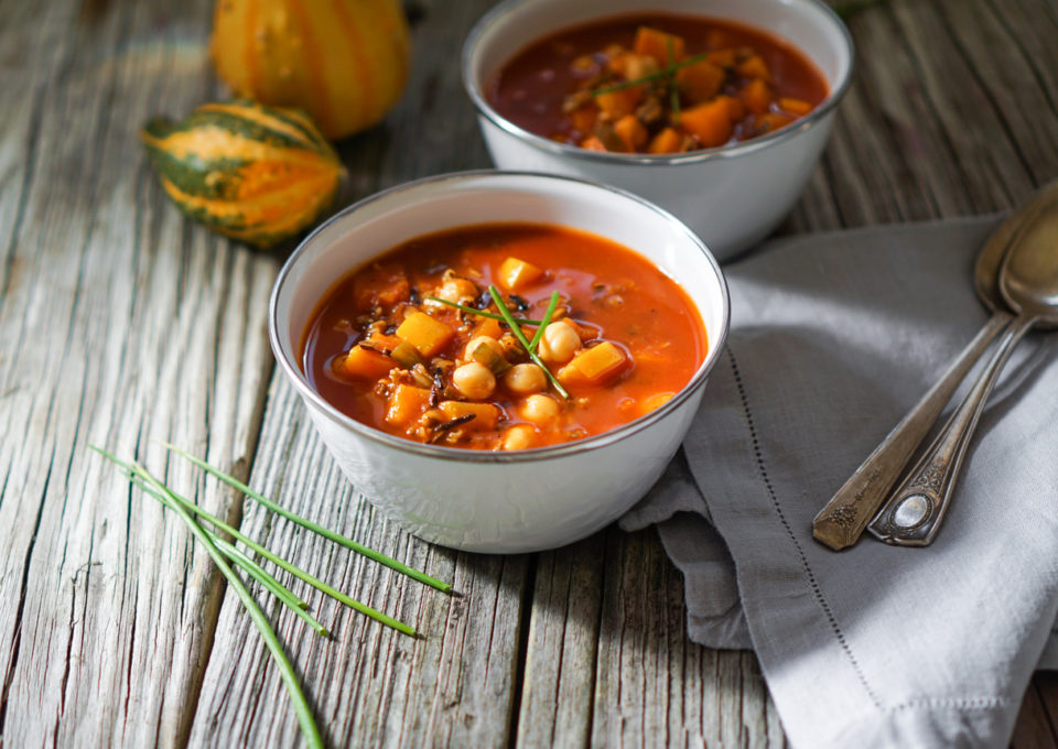 Pumpkin chili soup